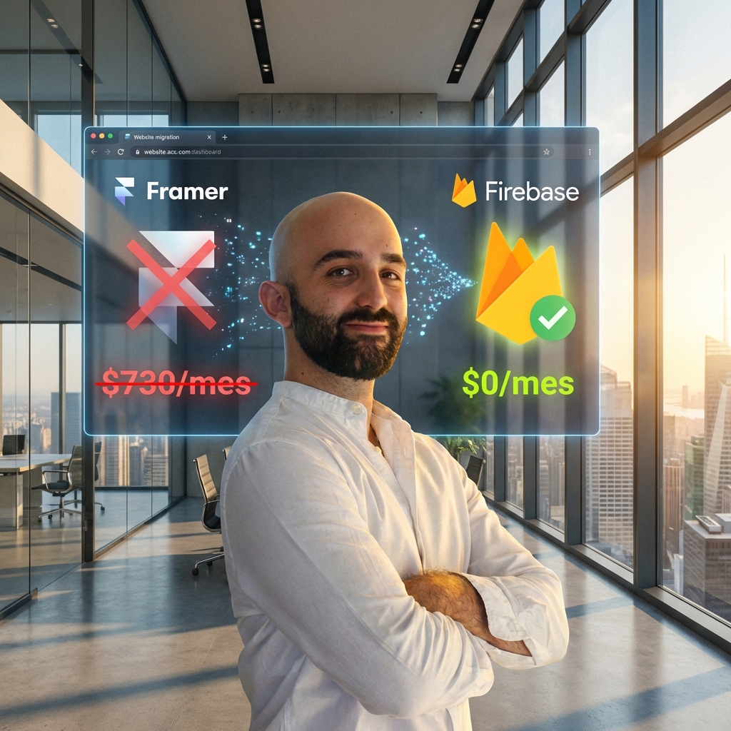 Mi Agente de IA Reemplazó Mi Página Web en un Día (Y Me Ahorré $730/Mes)